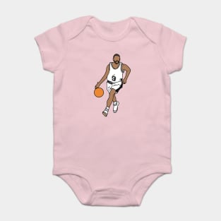 Tony Parker Dribbling Baby Bodysuit